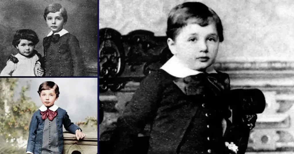 Albert Einstein was born on March 14, 1879, in Germany, to Hermann and Pauline Einstein