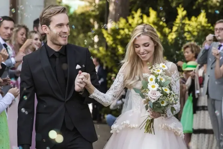 Felix Kjellberg (PewDiePie) married in 2019