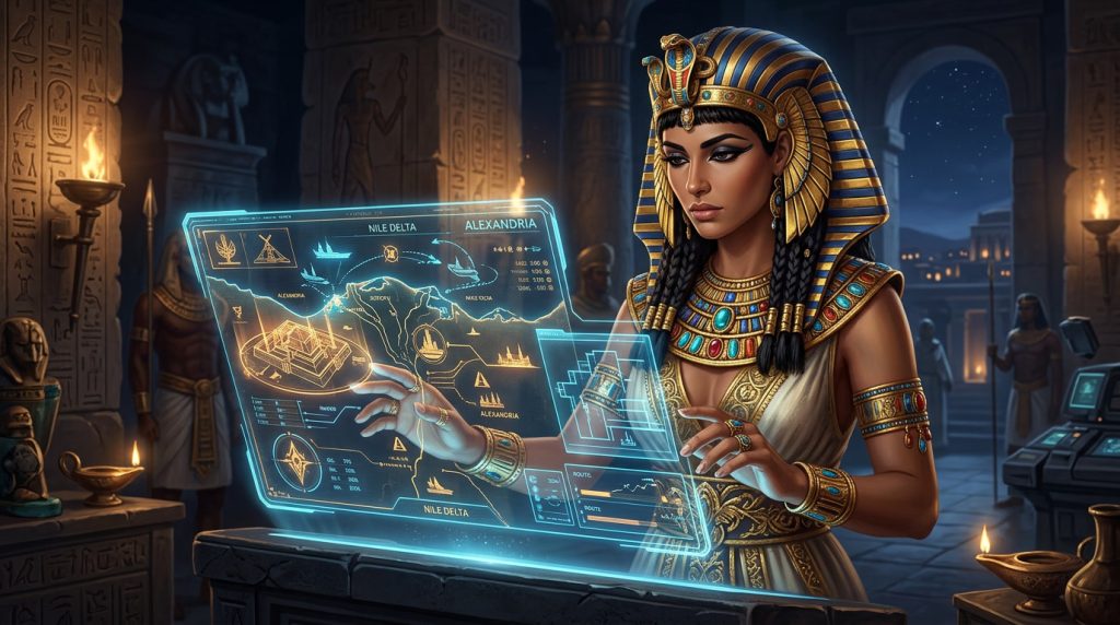 biografi cleopatra strategi game